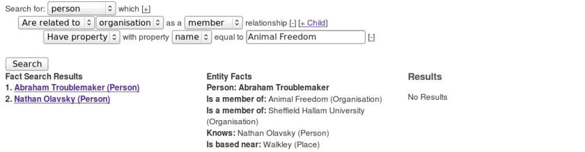 Semantic Search Widgets